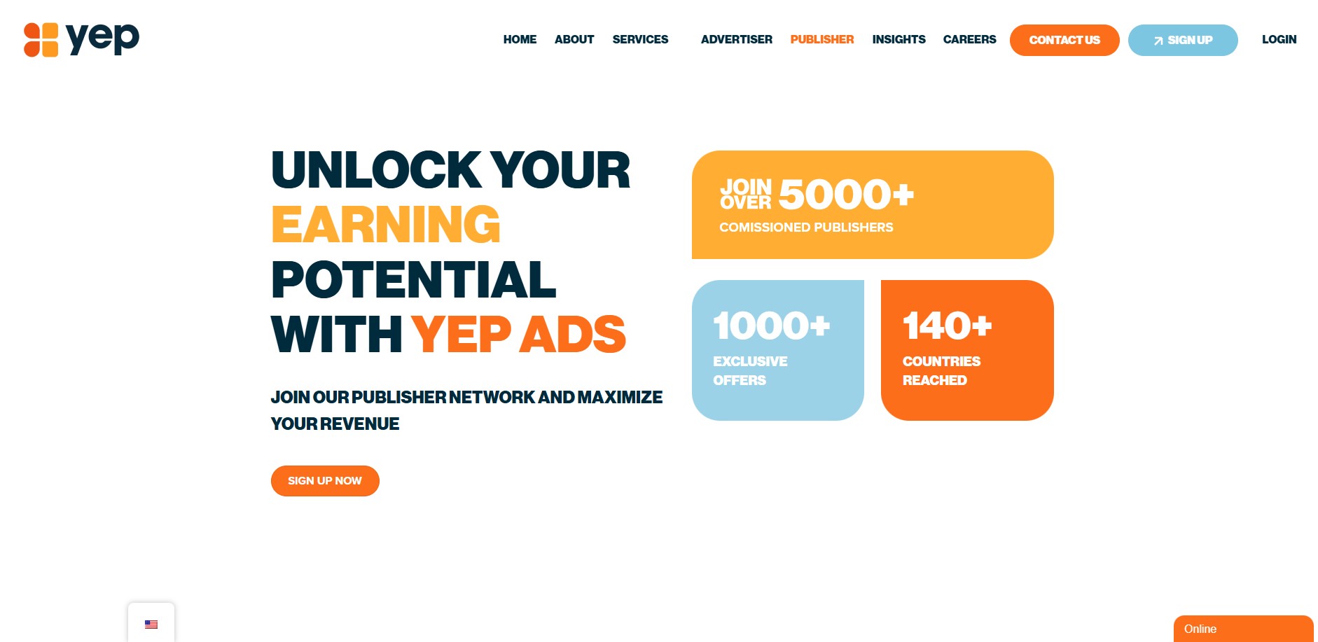 Programma di affiliazione Yep Ads