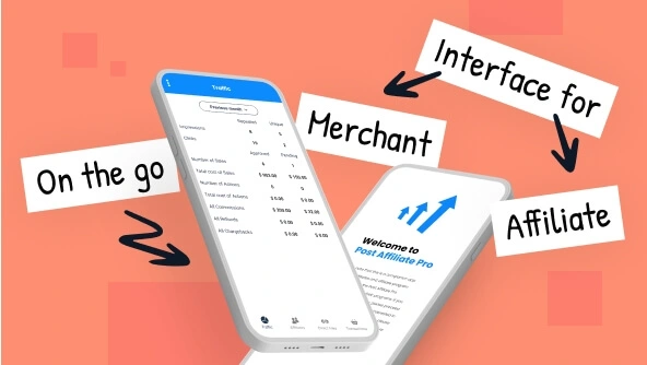 Una grafica che illustra l'anteprima della homepage di Post Affiliate Pro.