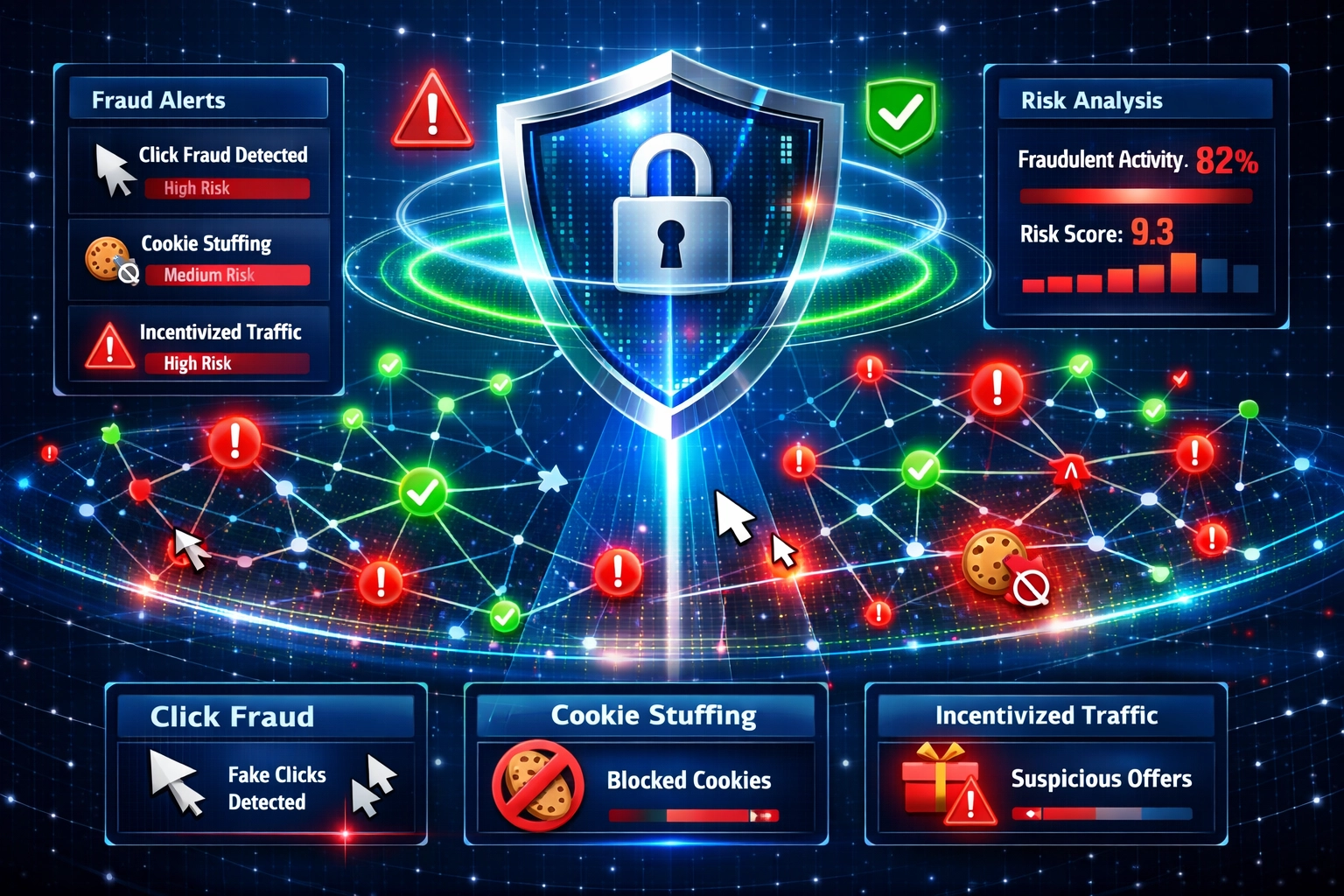 Visualizzazione di sicurezza e rilevamento frodi per l’affiliate marketing