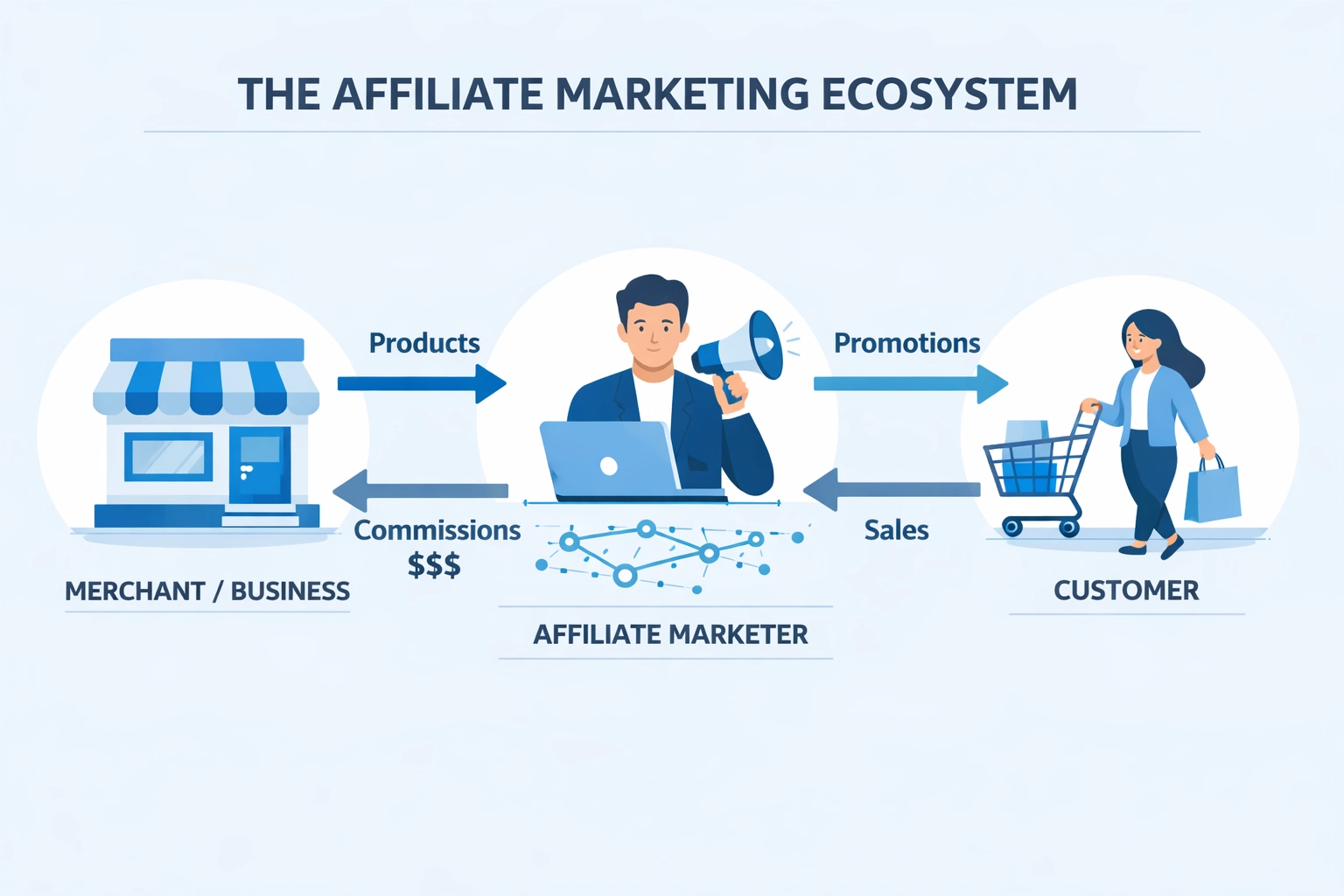 Che cos'è un Affiliate Marketer? Definizione, Tipi e Come Iniziare
