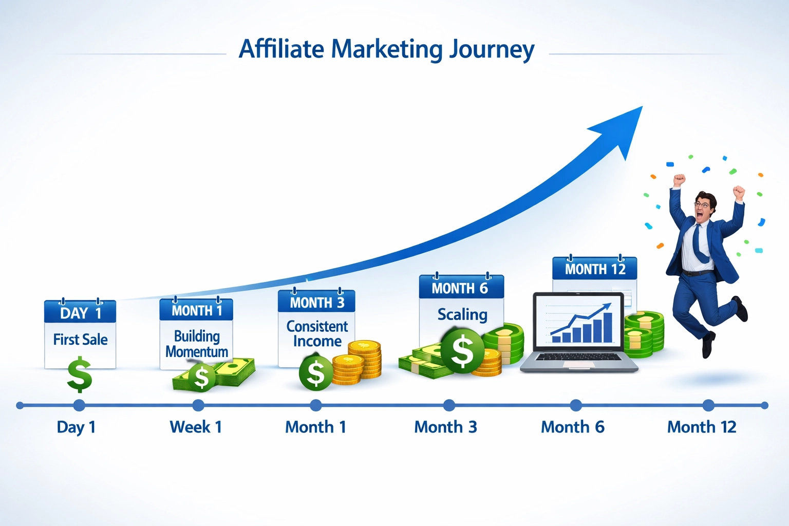 Quanto tempo ci vuole per vedere risultati con l’affiliate marketing?