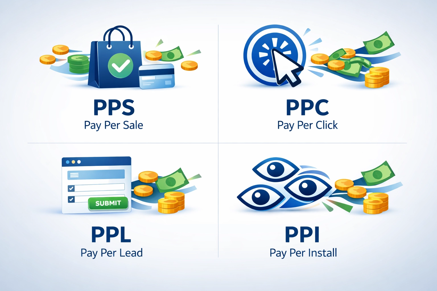 Confronto tra modelli di pagamento affiliati