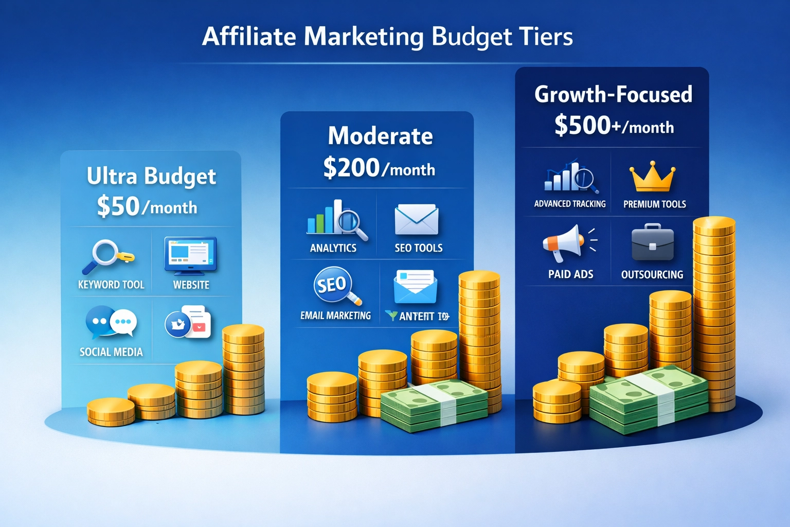 Tre Scenari di Budget per l’Investimento in Affiliate Marketing