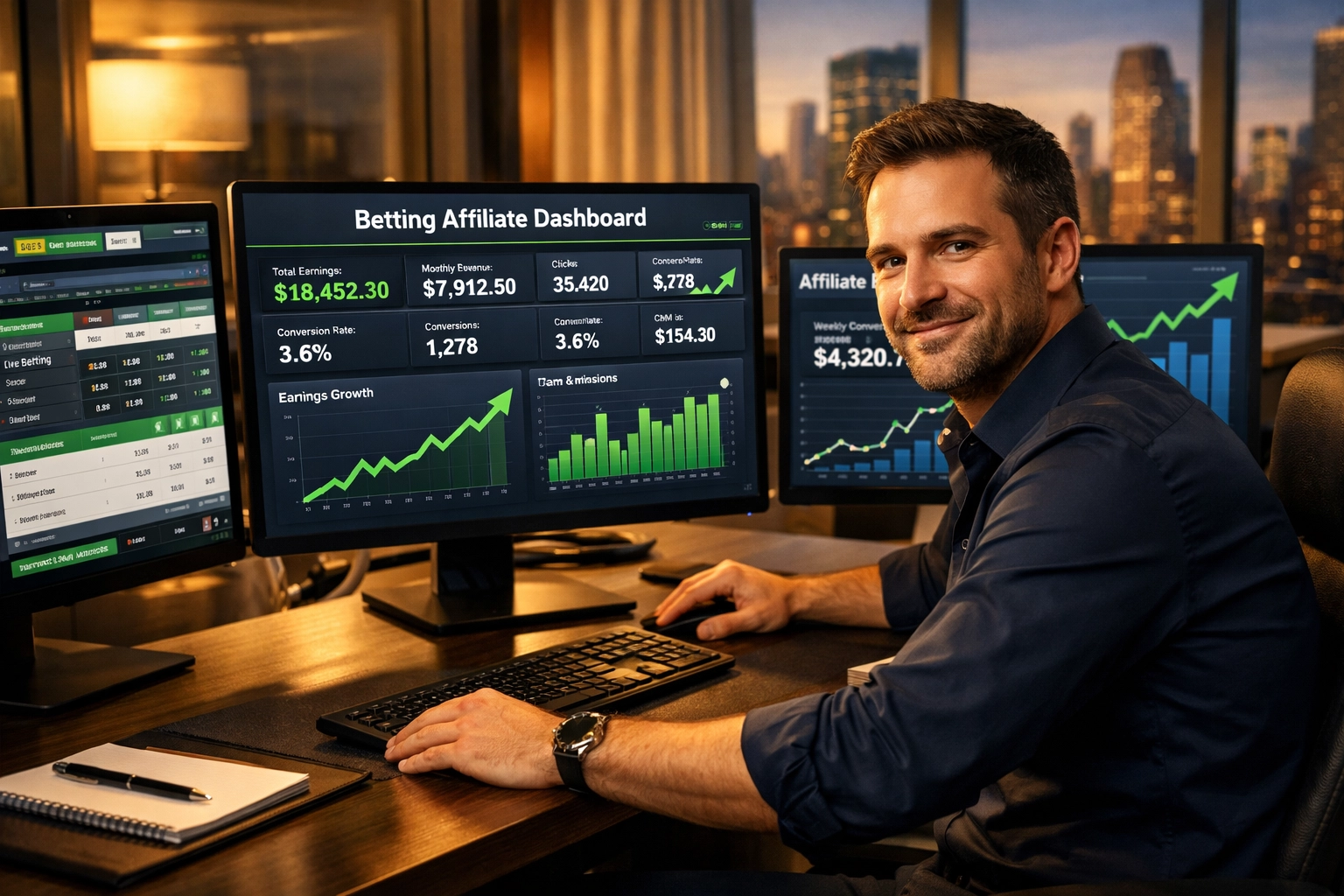Caso di Studio sui Guadagni degli Affiliati Scommesse: Da $0 a $10K di Entrate Mensili