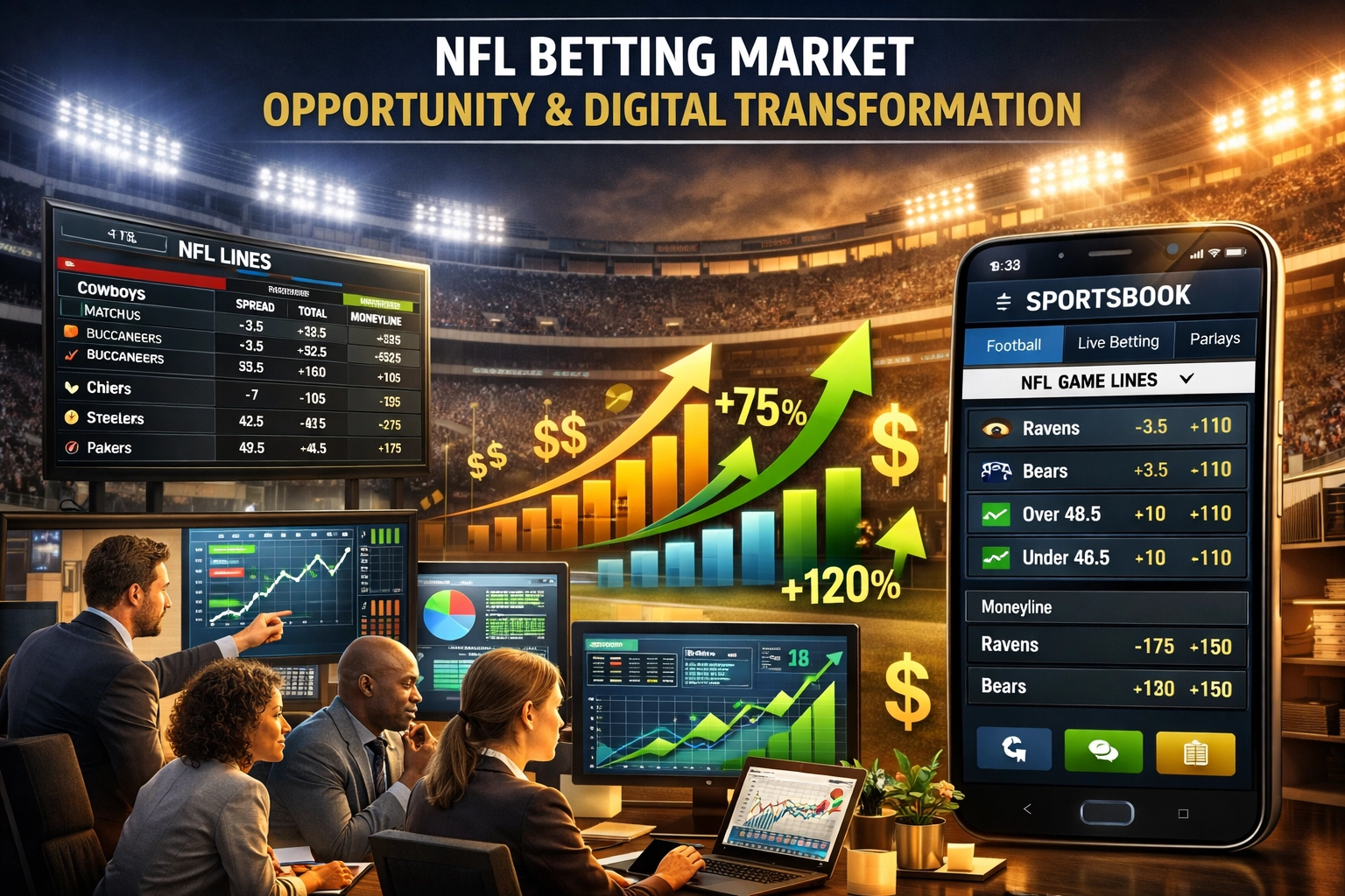 Strategia di Affiliate Marketing per le Scommesse NFL durante la Stagione di Football Americano