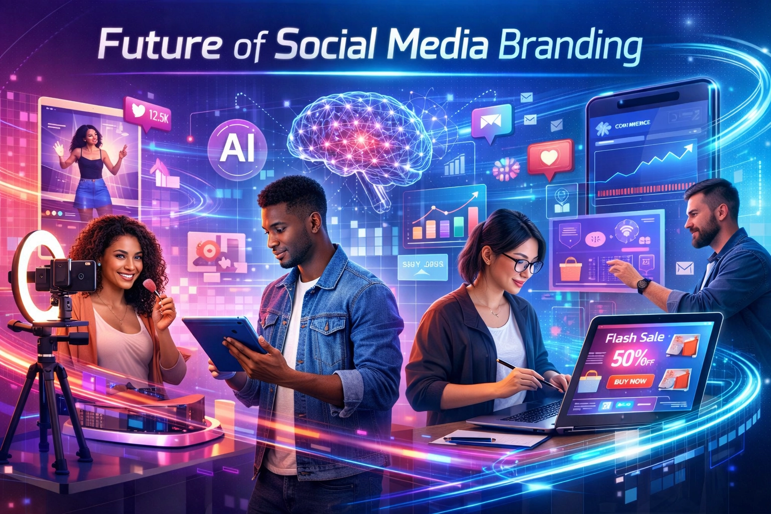Futuro del branding sui social media con trend emergenti