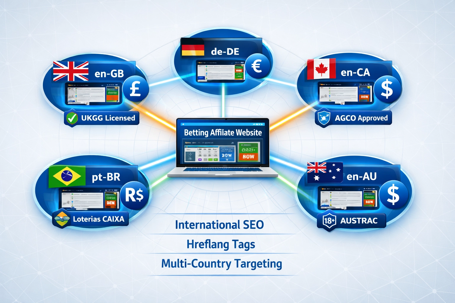 SEO internazionale per affiliati nel settore scommesse: Hreflang e localizzazione