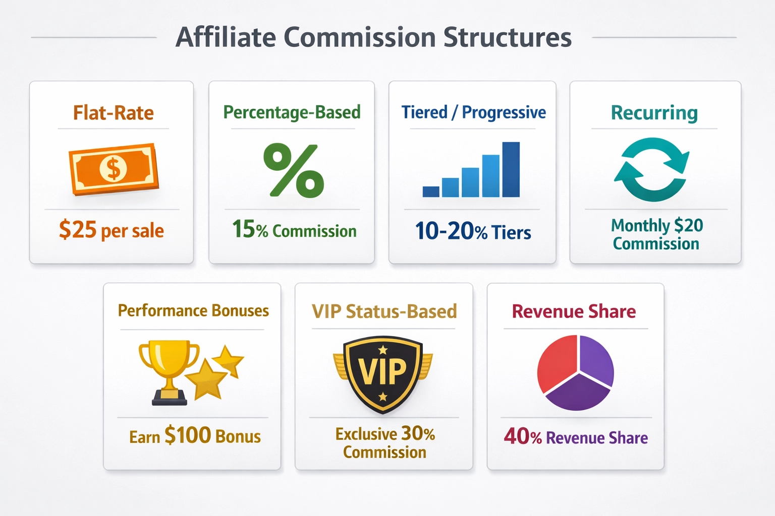 Tipologie di struttura delle commissioni affiliate