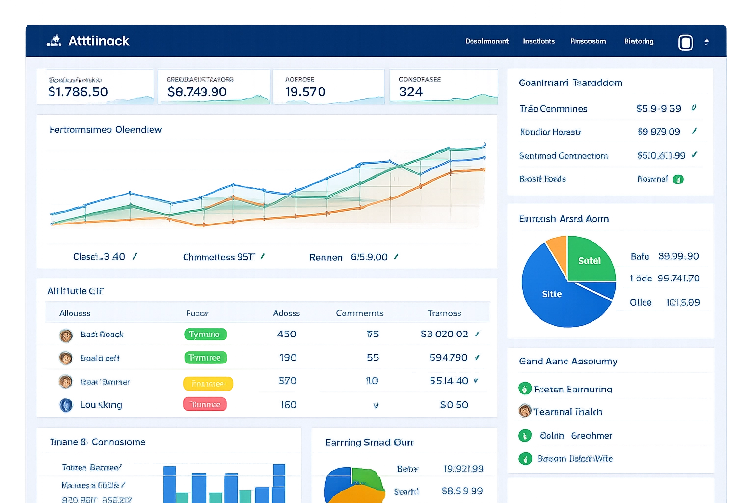 Dashboard di PostAffiliatePro che mostra il tracciamento trasparente degli affiliati e la gestione delle commissioni