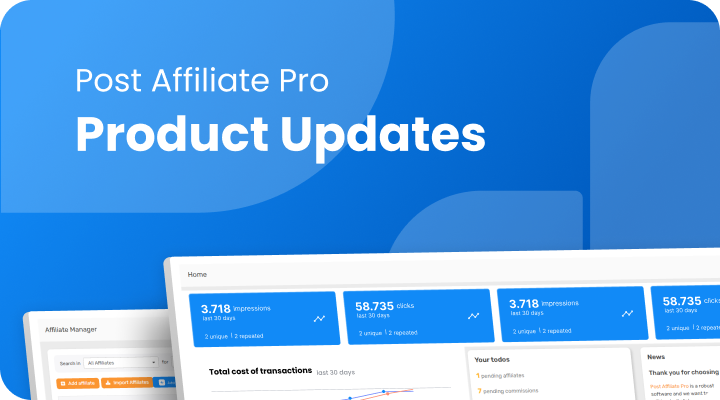 Post Affiliate Pro Product Wrap-up: Nuove funzionalità per iniziare il 2026