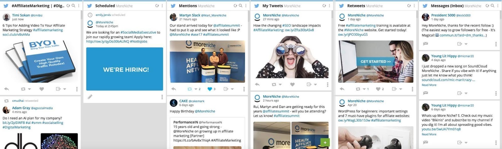 Profilo Twitter per affiliate marketing