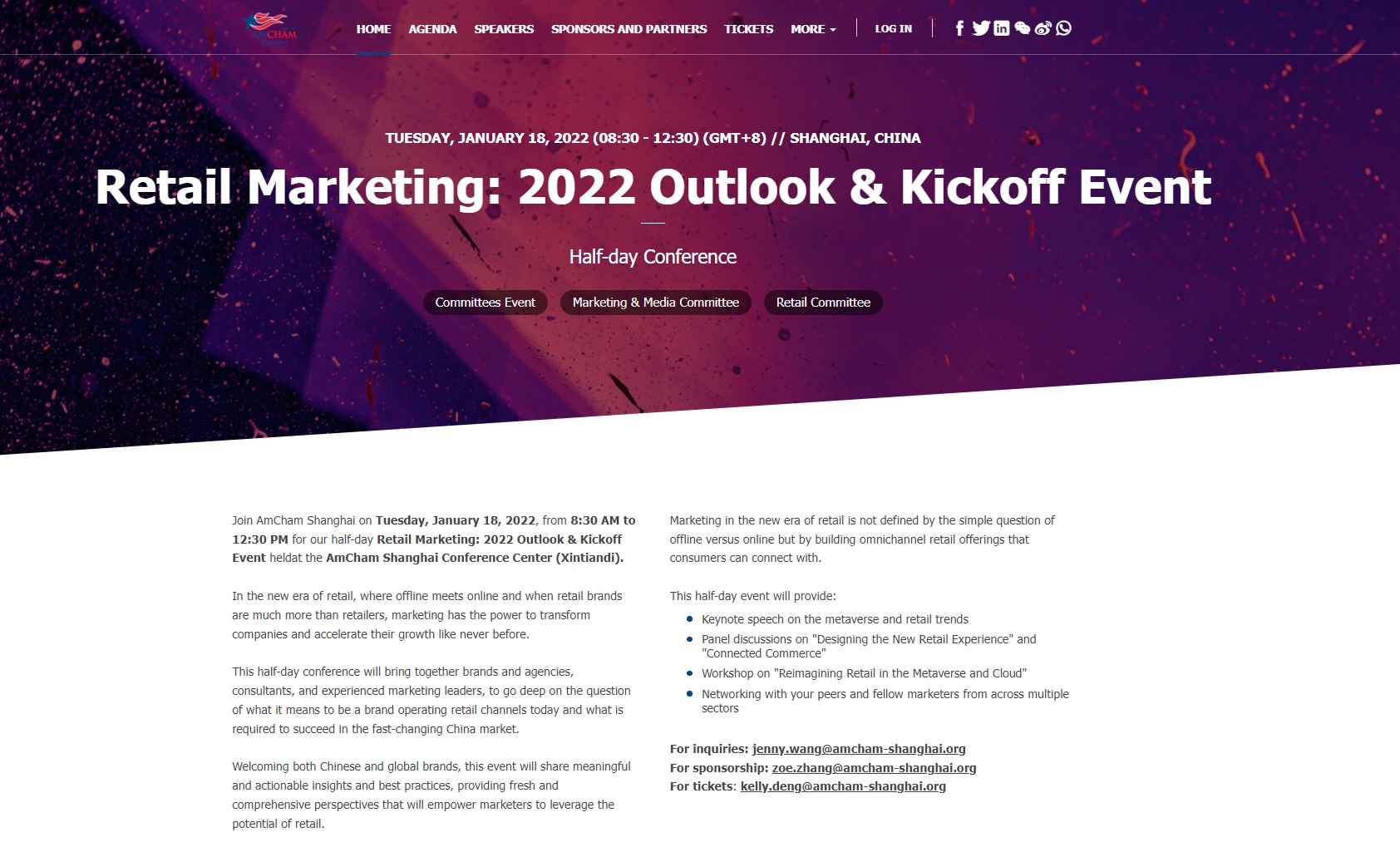 AmCham Shanghai Marketing Conference