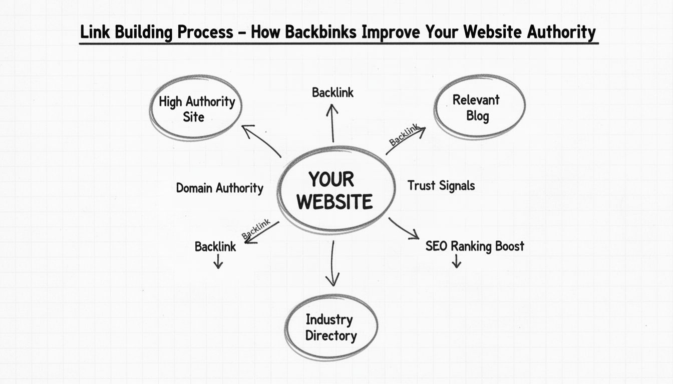 Processo di Link Building - Come i Backlink Migliorano l'Autorità di un Sito Web