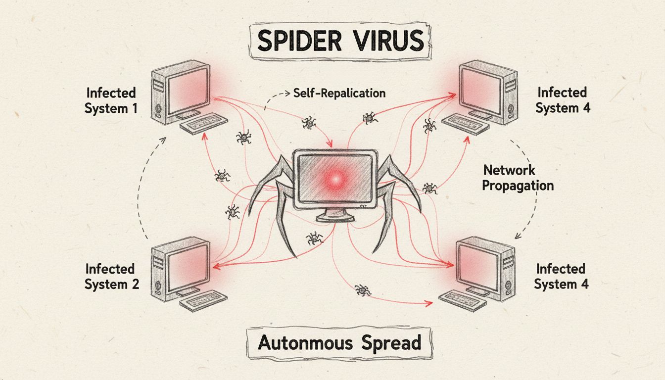 Cos'è un virus informatico Spider? Definizione, minacce e guida alla protezione