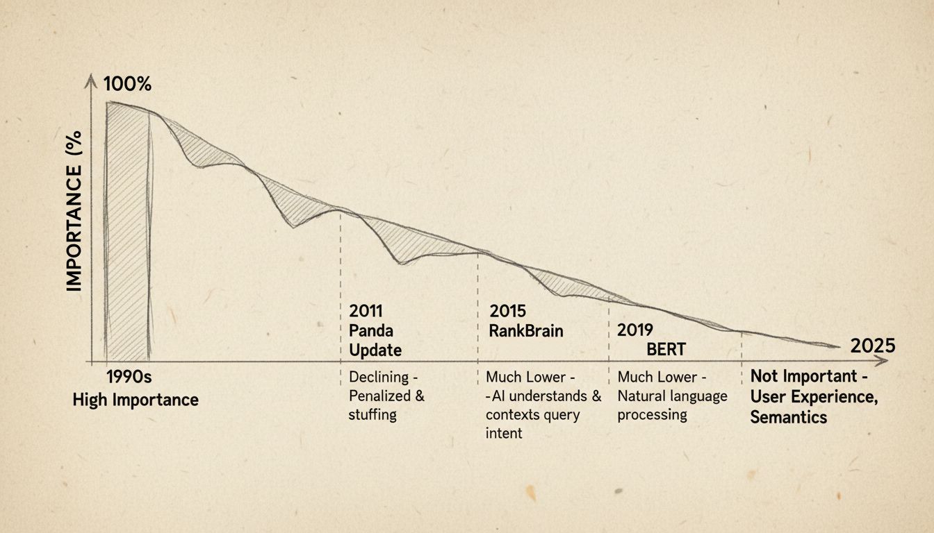 Quanto è importante la densità delle parole chiave per la SEO nel 2025?