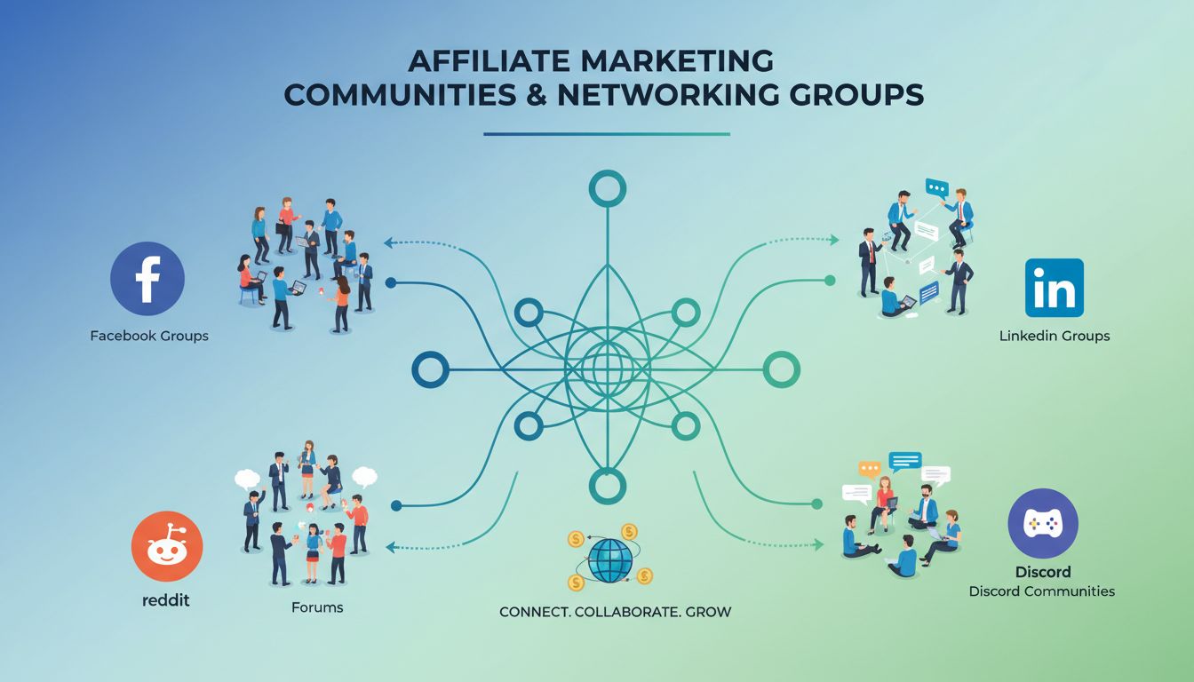 Comunità e gruppi di networking di affiliate marketing su Facebook, LinkedIn, Reddit e Discord