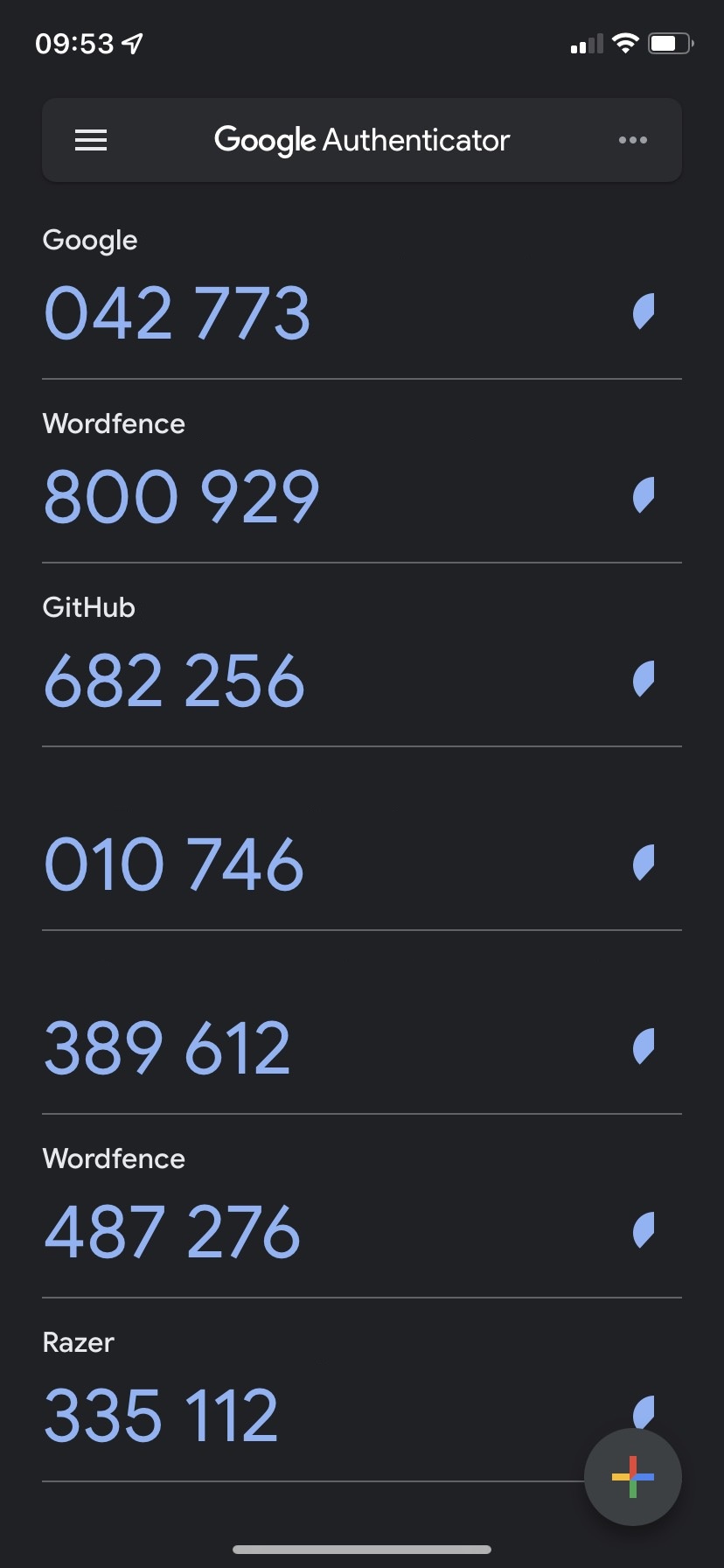 App Google Authenticator per la verifica in 2 passaggi