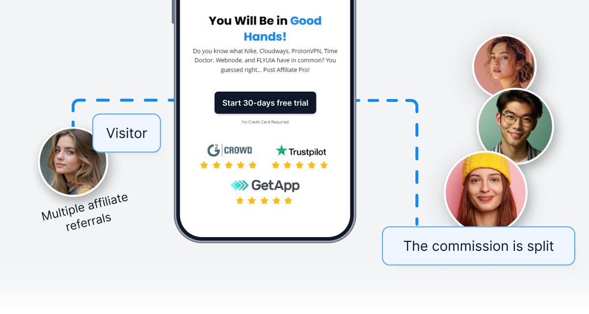 Più affiliati segnalano una vendita