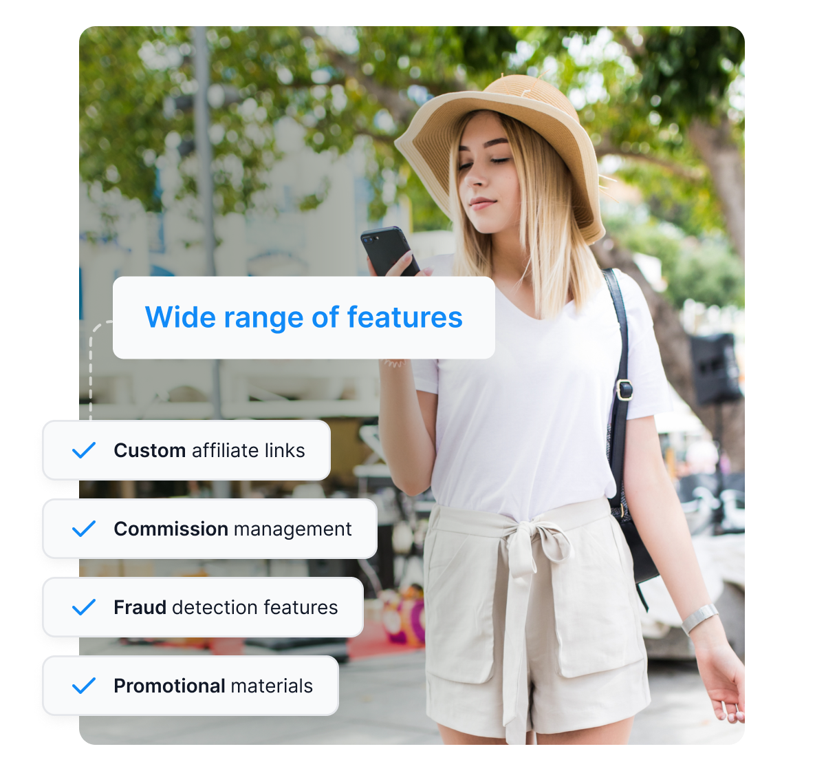 Un diagramma che mostra come funziona un software di tracciamento affiliati.