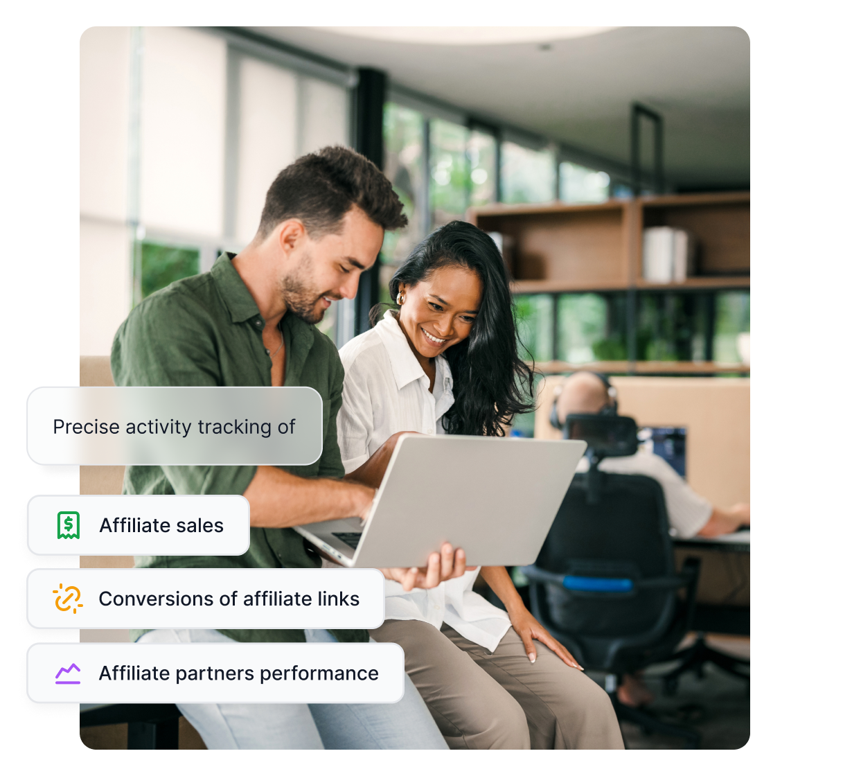 Panoramica delle principali funzionalità di Post Affiliate Pro, come tracciamento completo, reportistica e commissioni.